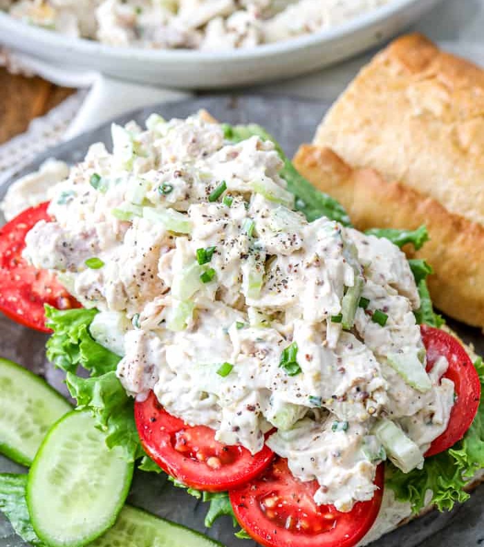 Chicken Salad Platter – Lucky Menu